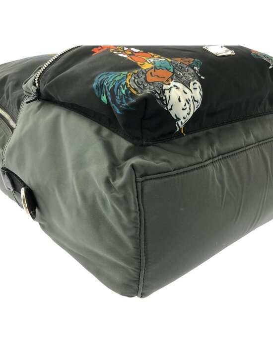Dolce & Gabbana Graphic Print Backpack Gray Black main image 4
